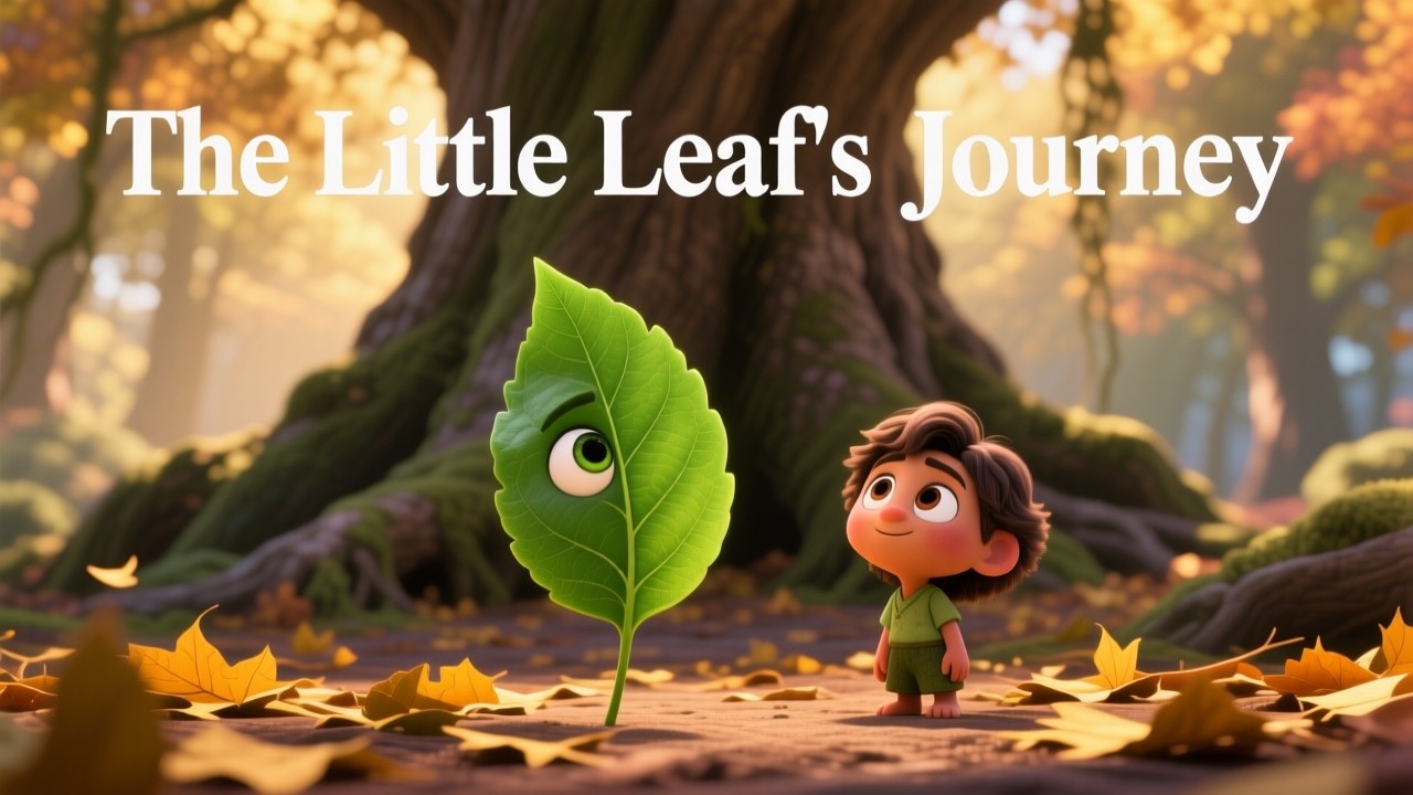 The Little Leaf's Journey - Chandamama Stories 1947 | In English | 3D Pixar Animation