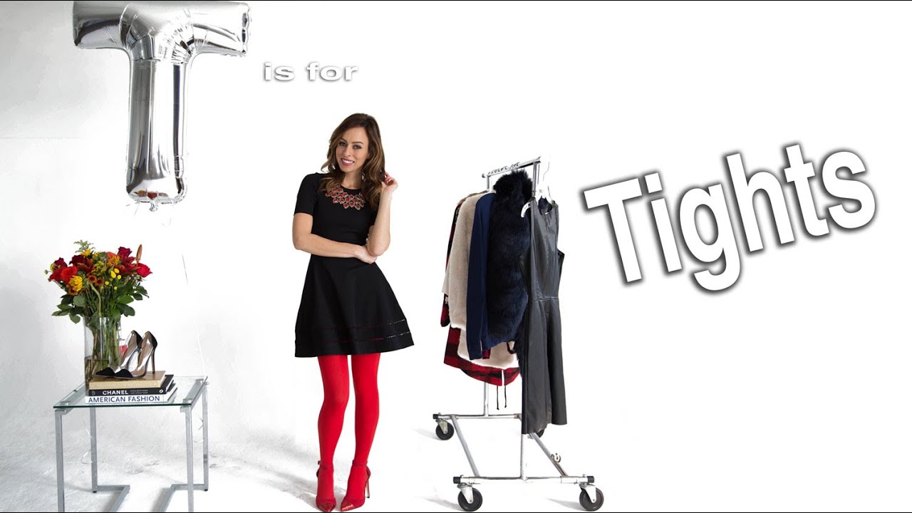 How To Wear Tights + Easy Holiday Outfit Ideas!