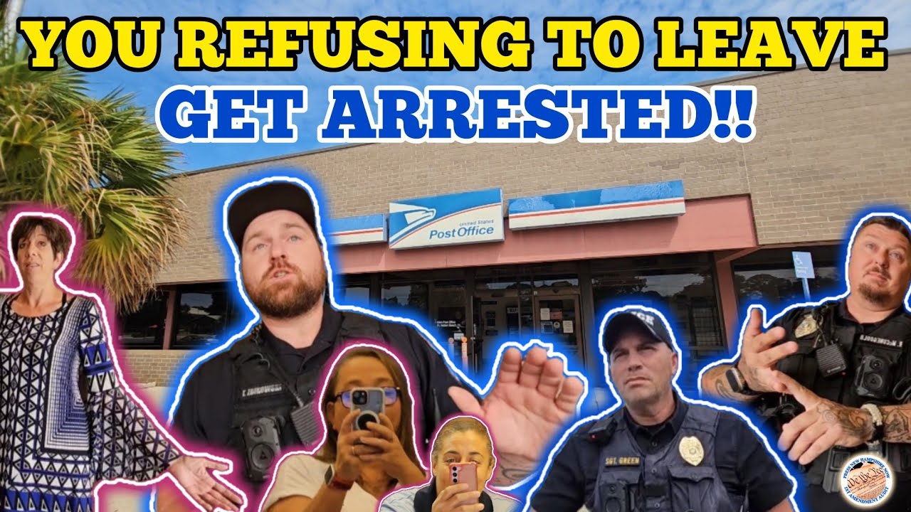 TYRANT OFFICER THREATENS WITH *ARREST* AND *GETS OWNED* POST OFFICE KARENS GO *CRAZY* FLORIDA AUDIT