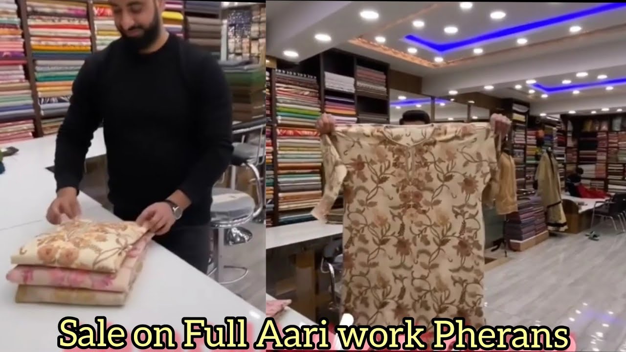 Beautiful Full Aari work wool Pherans on SALE 💥