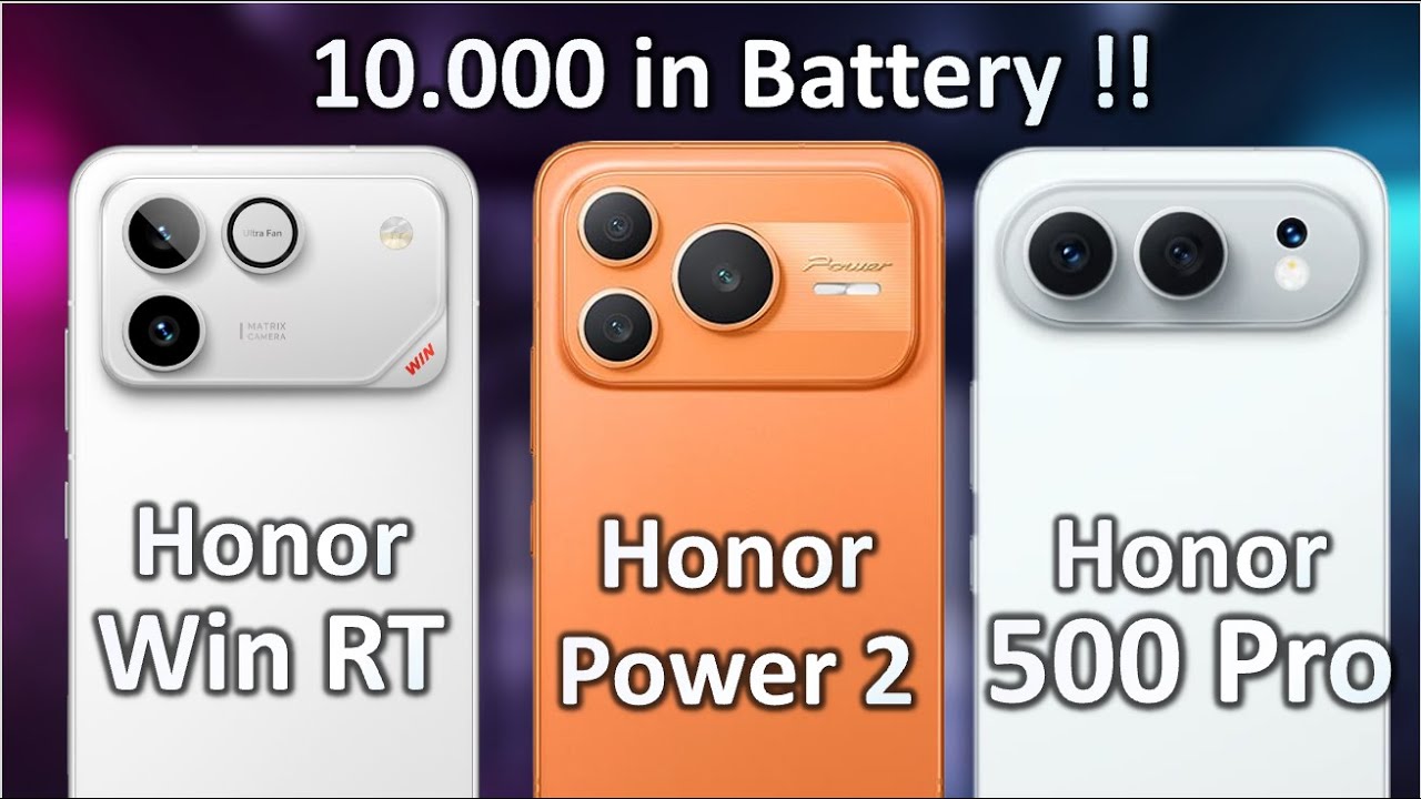 Honor Power2 vs Honor Win RT vs 500 Pro | Which Honor is Best for you?