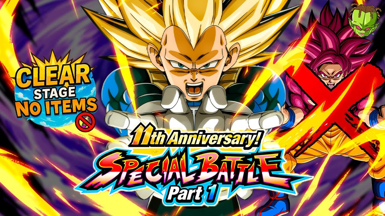 11 ANNIVERSARY SPECIAL BATTLE STAGE 1 VS VEGETA SSJ3 TODAS MISIONES NO PERSONAJES NUEVOS | Dokkan