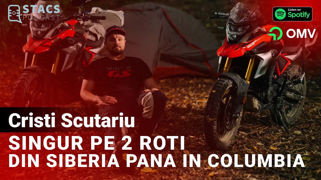 Singur pe 2 roti. Din Siberia pana in Columbia - Cristi Scutariu | STACS PODCAST