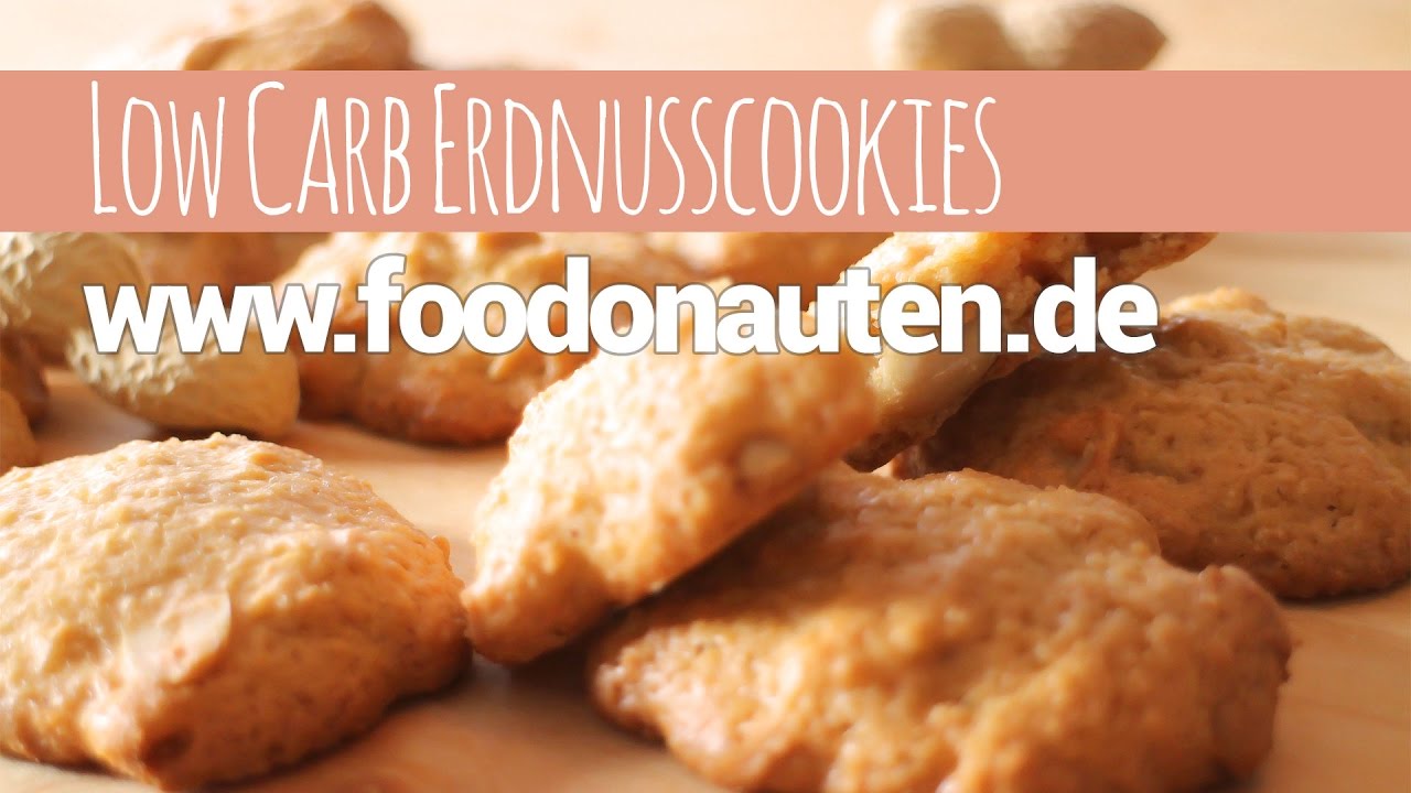 Low Carb Erdnuss-Cookies Rezept