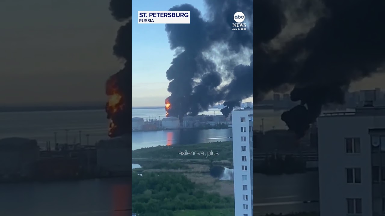 Ukrainian drones hit St. Petersburg oil facility