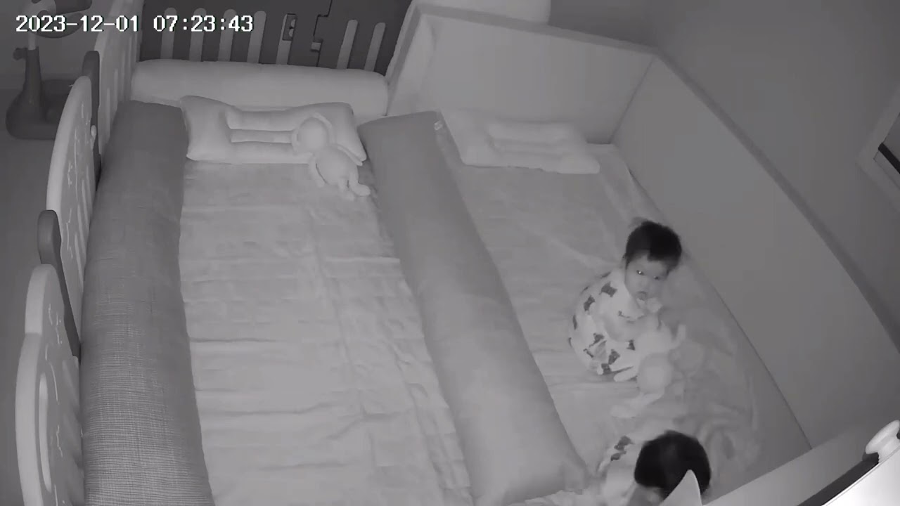 아기들은 일어나서 뭐할까?