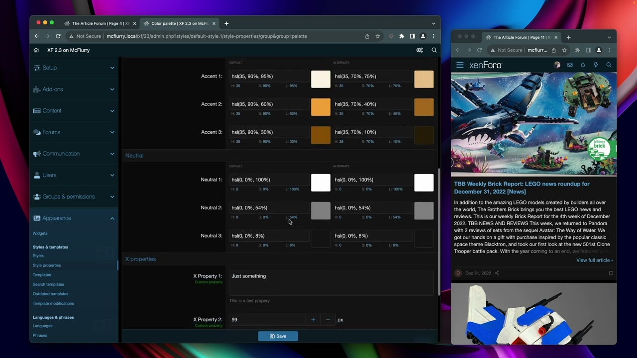 XenForo 2.3 first look - style variations
