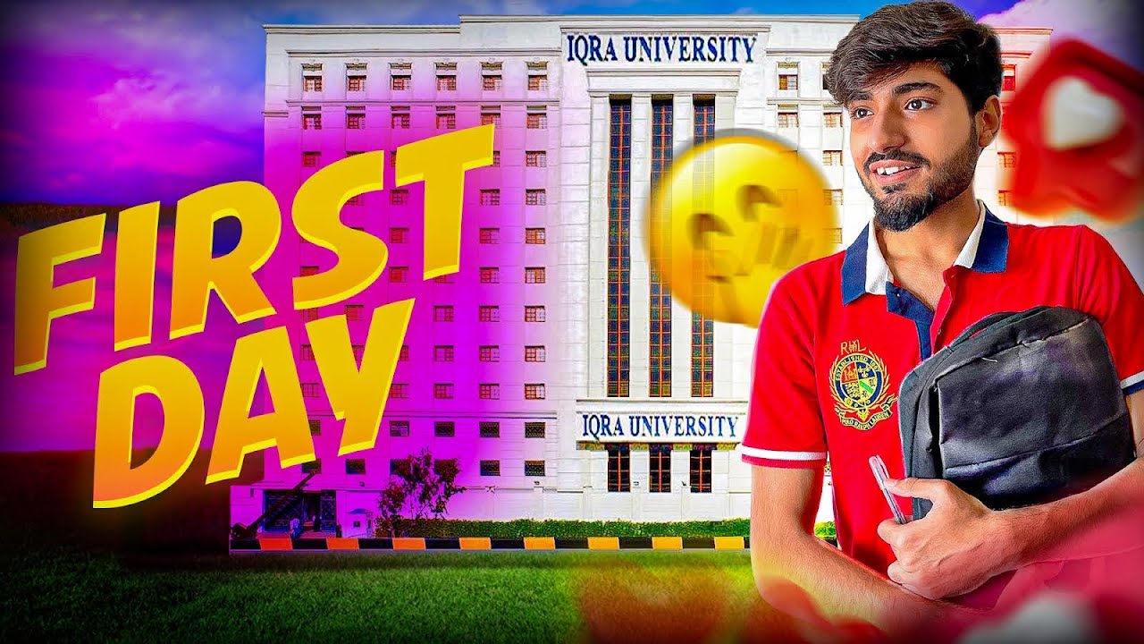 IQRA UNIVERSITY KARACHI FIRST DAY | IQRA UNIVERSITY MAIN CAMPUS | IQRA UNIVERSITY ORIENTATION DAY 😍