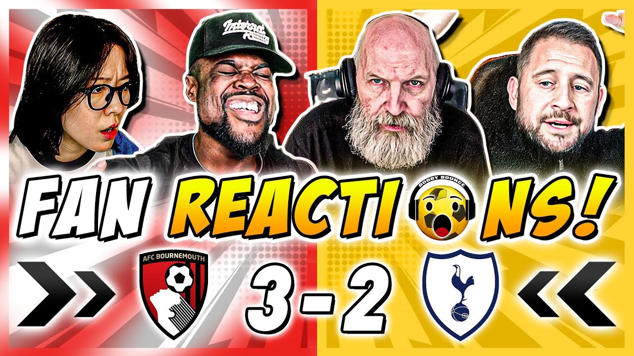 Spurs Fans MELTDOWN 🤬 Reactions to Bournemouth 3-2 Tottenham | Premier League Fan Reactions