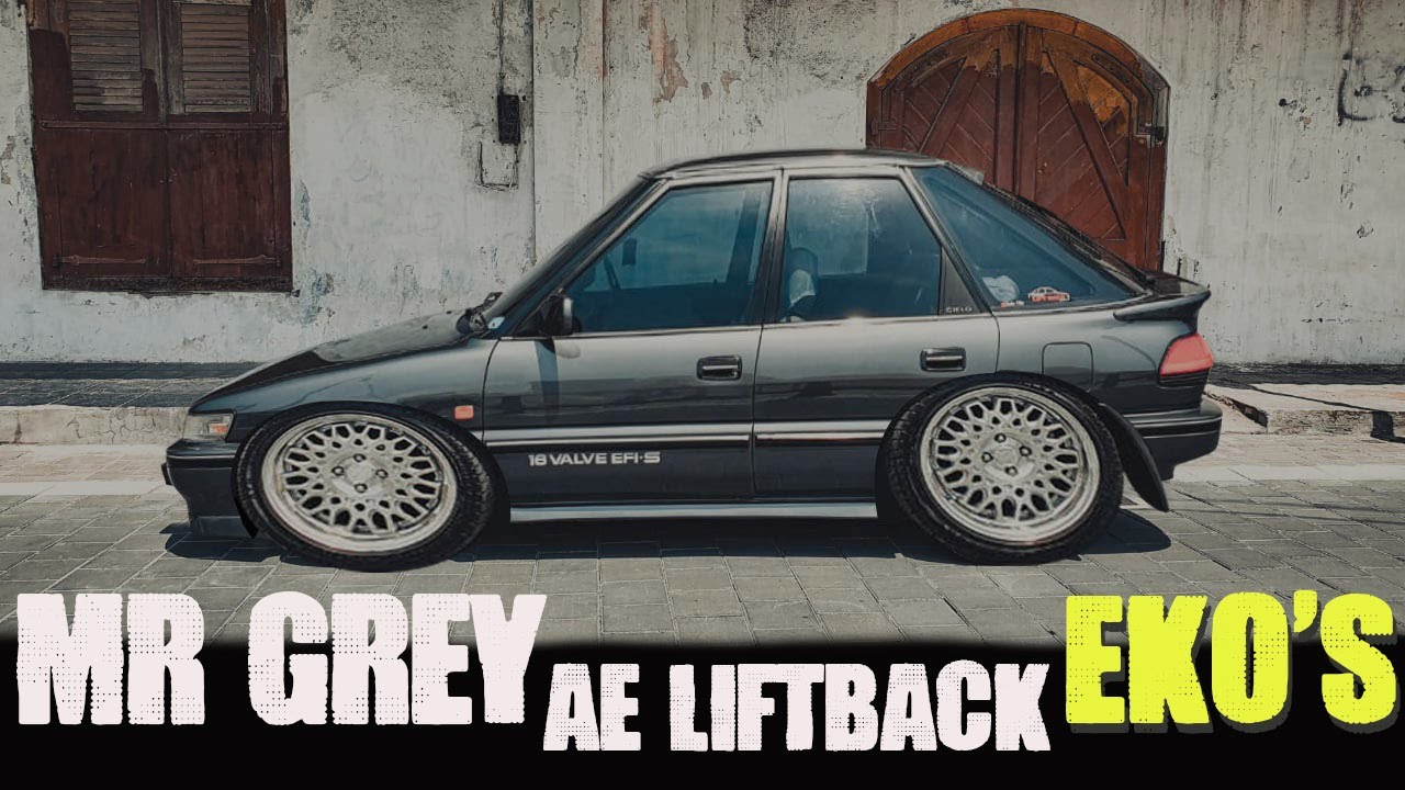 Grey AE 92 - Eko's Toyota Corolla Liftback II CRUISIN RIDES