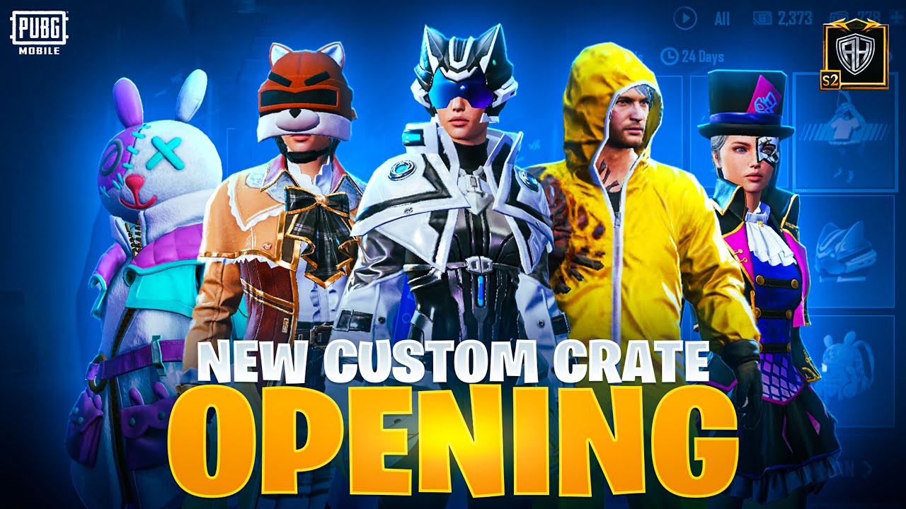 NEW CUSTOM CRATE OPENING | 50,000 UC | PUBG MOBILE VIDEO