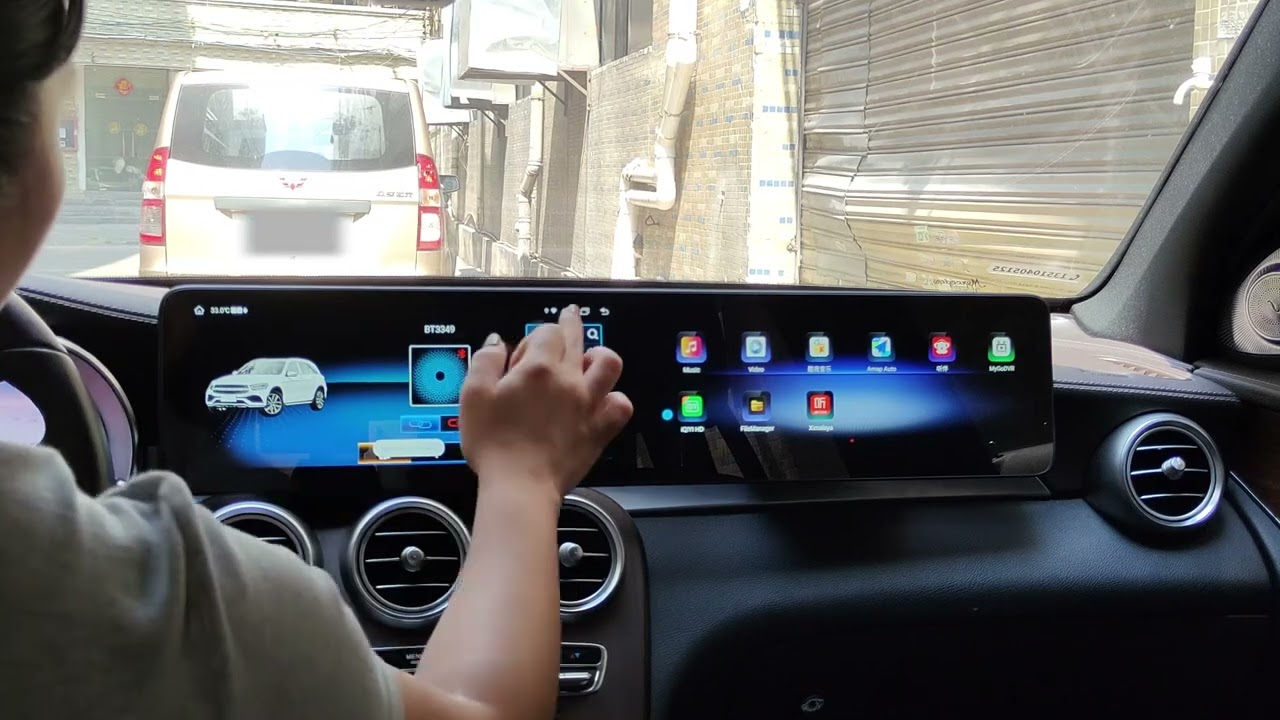 Dual 12.3 inch Android car stereo system for Mercedes Benz C W205 car radio new