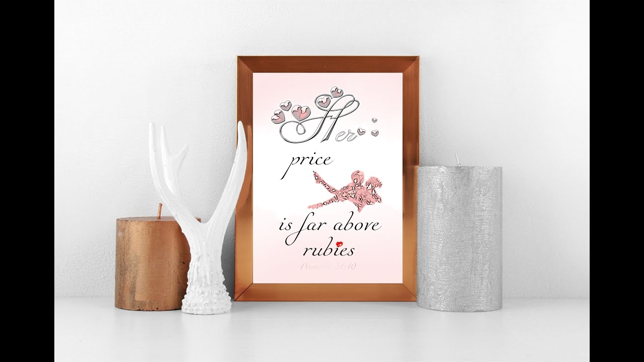 A VIRTUOUS WOMAN - Christian Printables