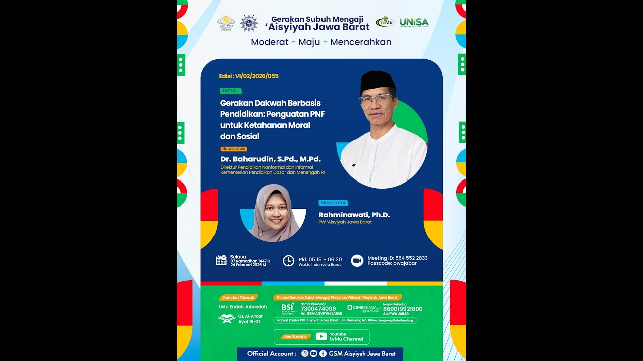 GSM | Gerakan Dakwah Berbasis Pendidikan: Penguatan PNF untuk Ketahanan Moral dan Sosial