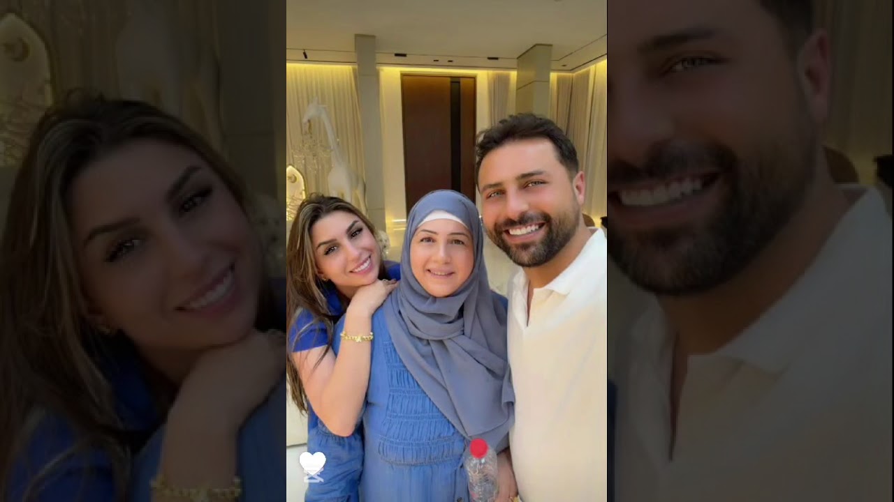 وأخيرا ريتشو و ننوش مع أمي وأختي نور 😍فطور في خيمة رمضان المبارك 😍 مع عمي وحماتي 😍
