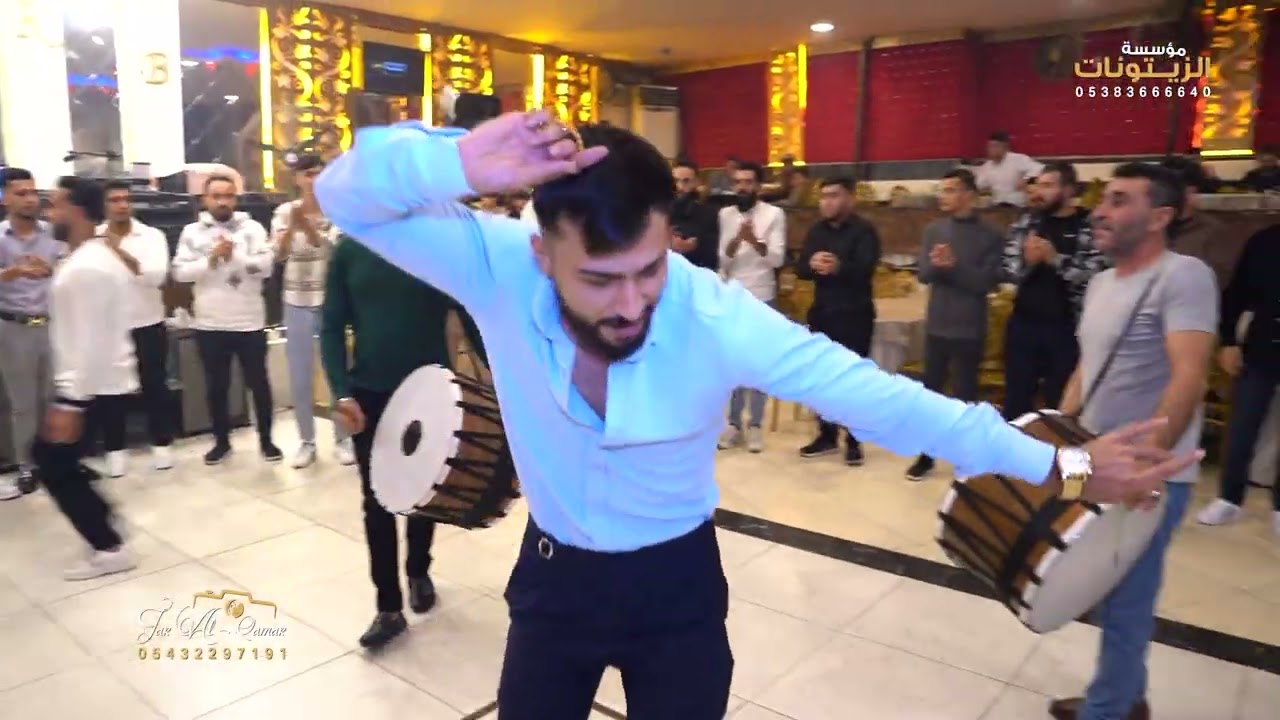 أفراح عشيرة الويسات بيت القاسم حفل زفاف العريس عبد الله القاسم الفنان خالد الجبوري ج2