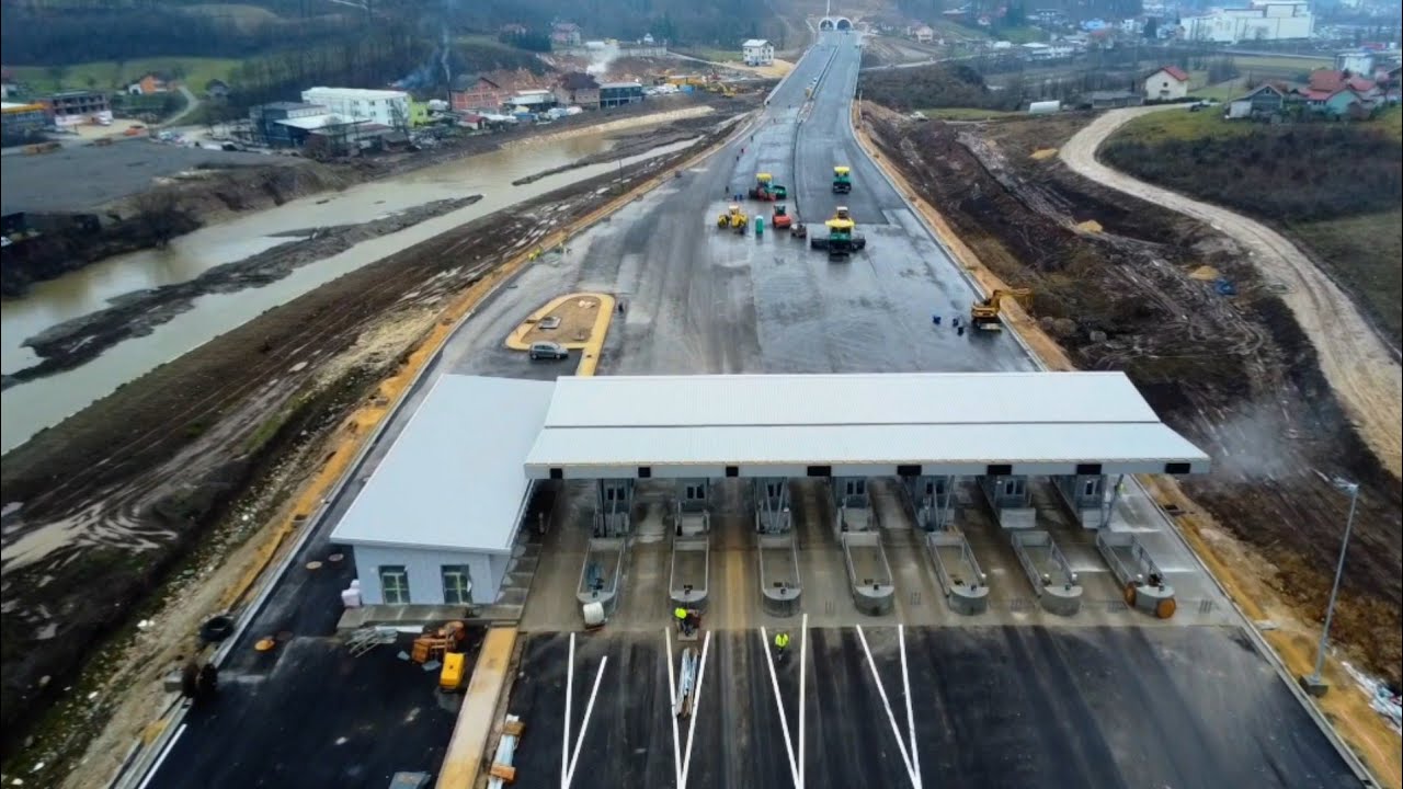 Koridor 5c snimak dronom Autoputa kroz Tešanj