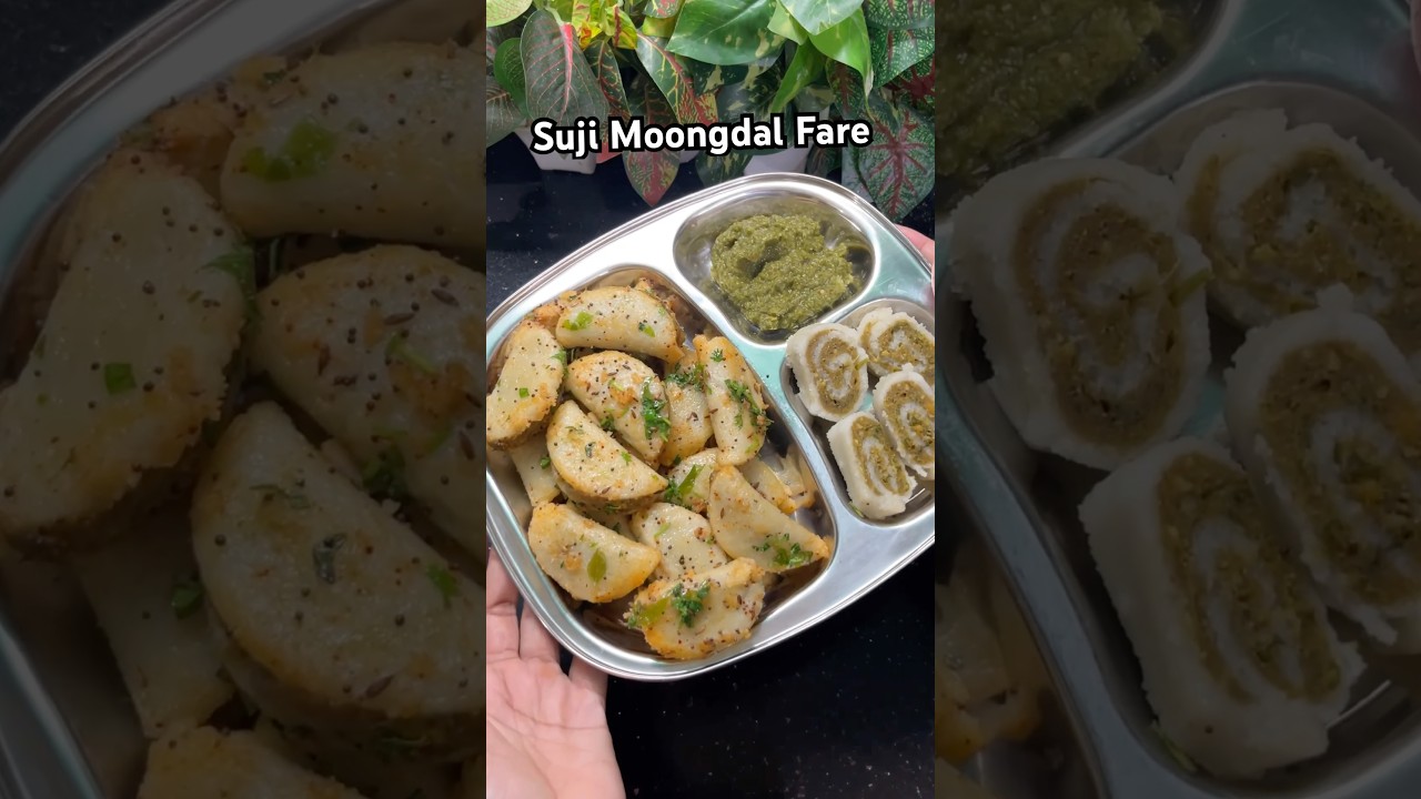 Suji moongdal fare | Chana dal fare | Chawal ke fare | Chawal recipes | Suji recipes #shorts #fare