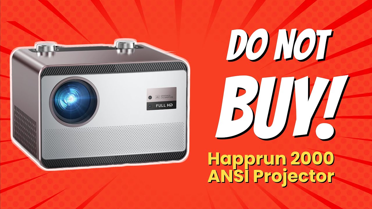 НЕ ПОКУПАЙТЕ проектор Happrun 2000 ANSI, ПРЕЖДЕ ЧЕМ ПОСМОТРИТЕ ЭТО ВИДЕО (10 причин)