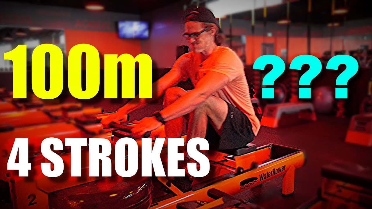 How To Row 100 Meters In 4 Strokes