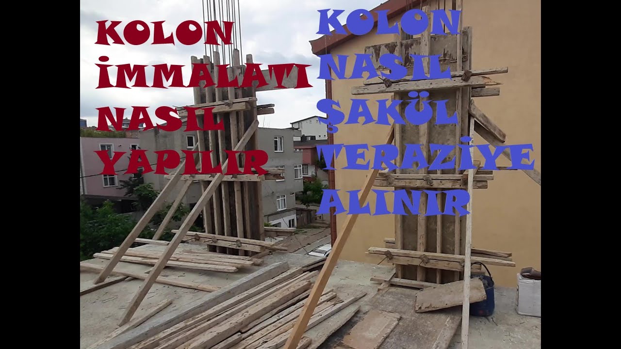 KOLIN KALIBI NASIL YAPILIR KOLON DİKME ŞAKÜL TERAZİ