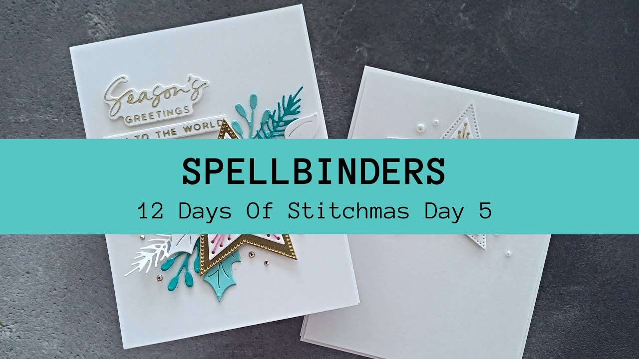 SPOILER! 2024 Spellbinders 12 Days Of Stitchmas Day 5