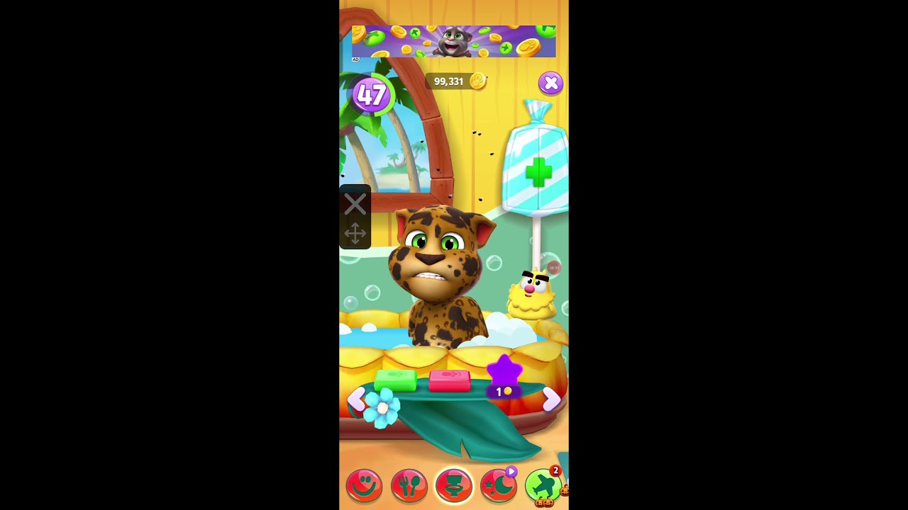Talking Tom 2 Cat  🎮💫 #shorts #funny
