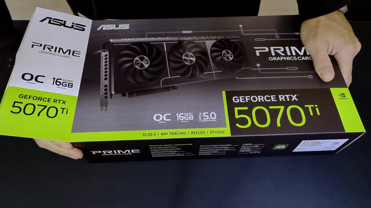 Unboxing Asus Prime RTX 5070 Ti