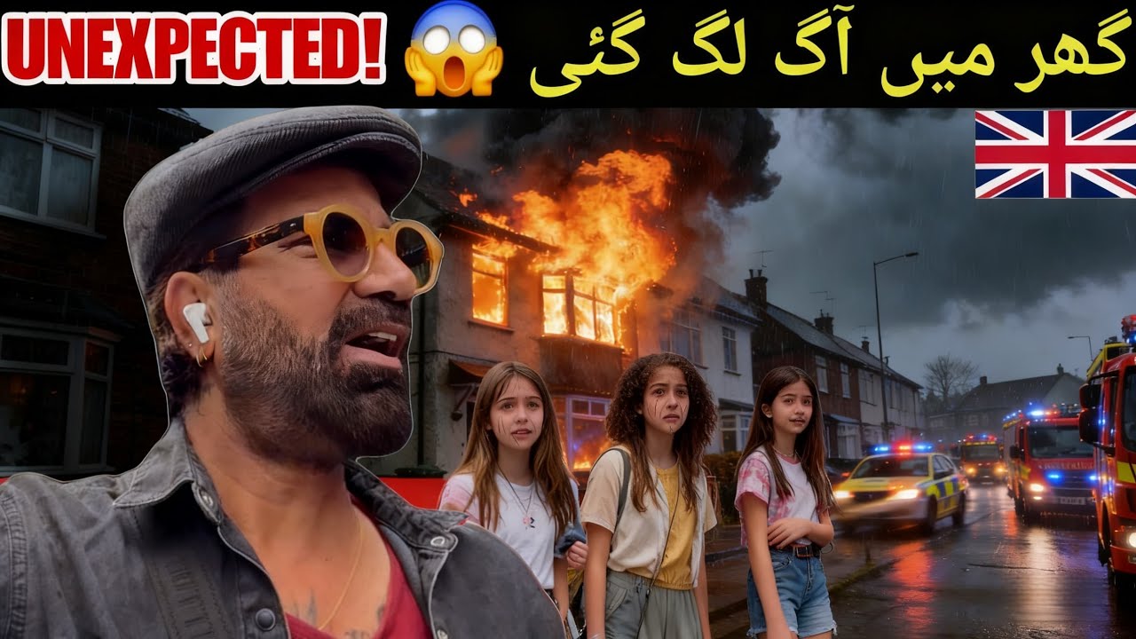 Fire in UK House 😱 | Heavy Rain, Extreme Cold & Rising Prices!