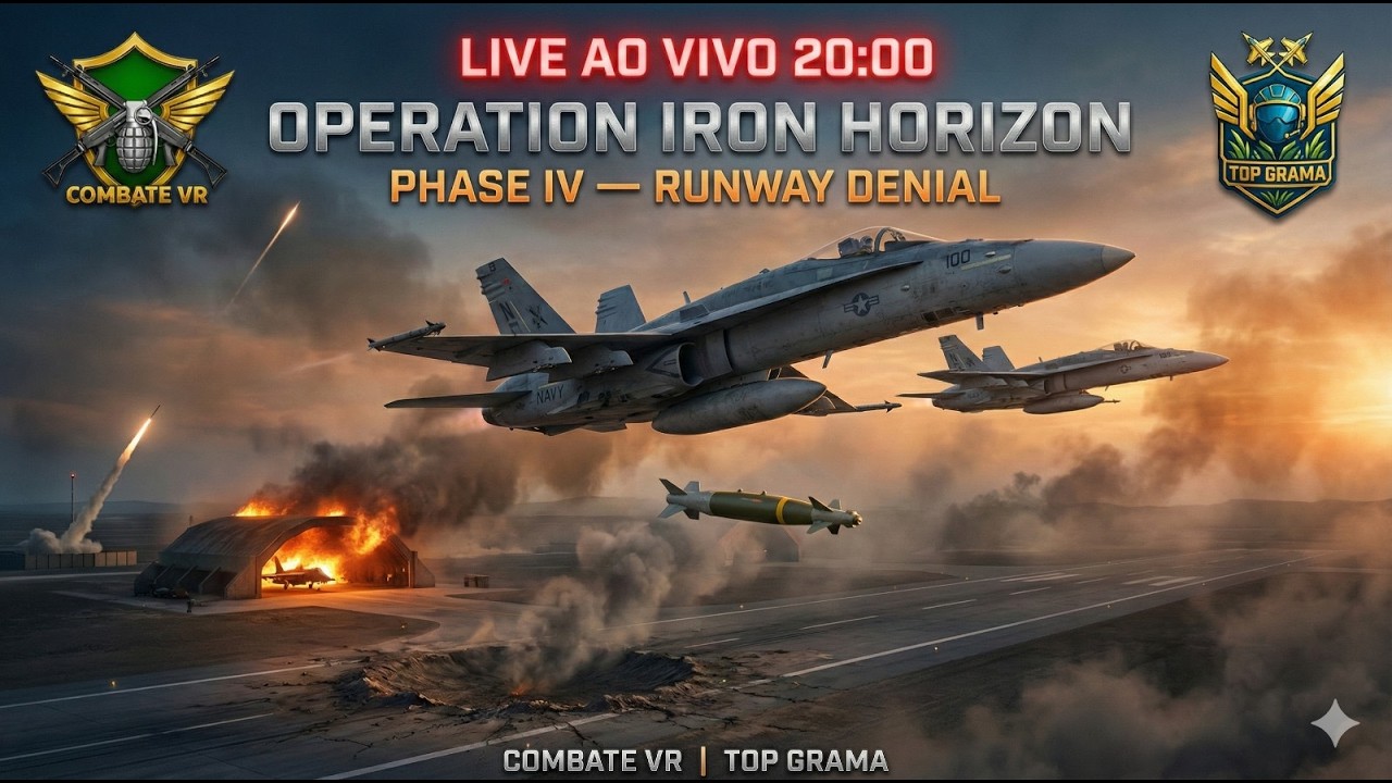 F/A-18C HORNET — OPERATION IRON HORIZON | PHASE IV — RUNWAY DENIAL (AIRFIELD STRIKE)  [VERTICAL]