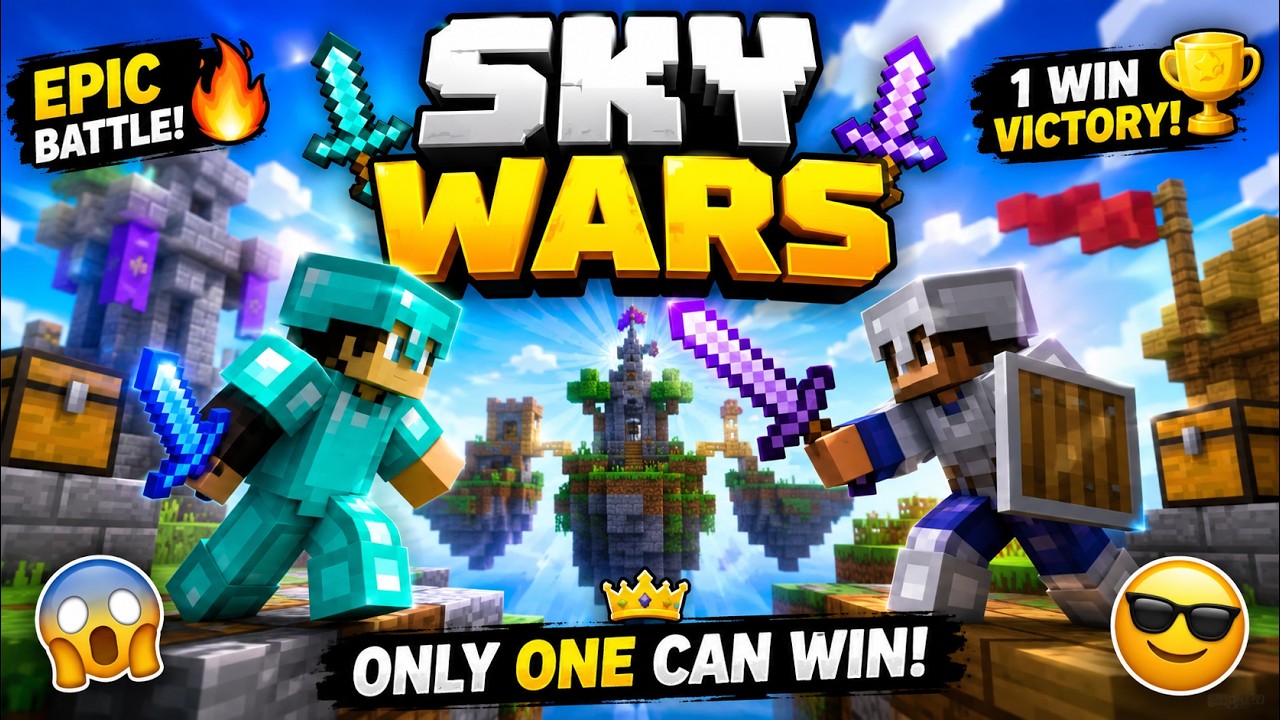 I GOT #1 IN SKYWARS! 🥇🔥 | INSANE SKY WARS GAMEPLAY