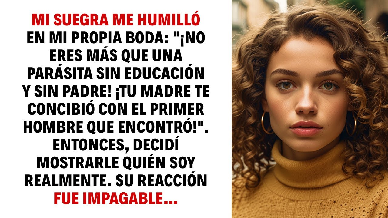 MI SUEGRA ME HUMILLÓ EN MI PROPIA BODA: 