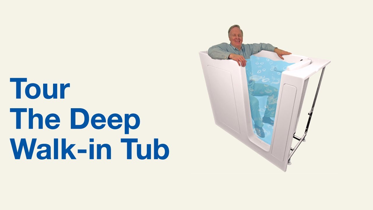 Deep Walk in Tub for Luxurious Bathing -  Bliss Tubs