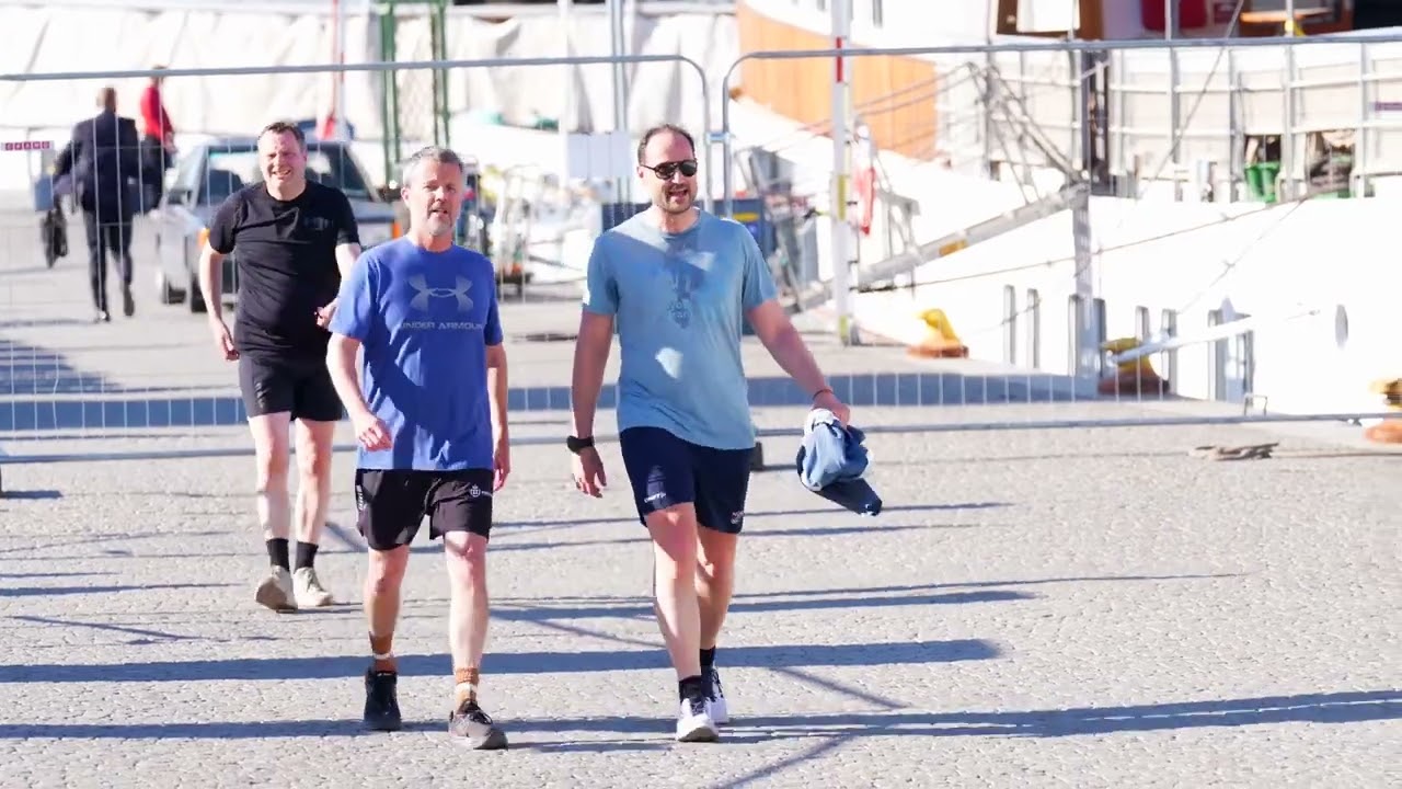 King Frederik X and Crown Prince Haakon take a quick run before Swedish King's birthday celebrations