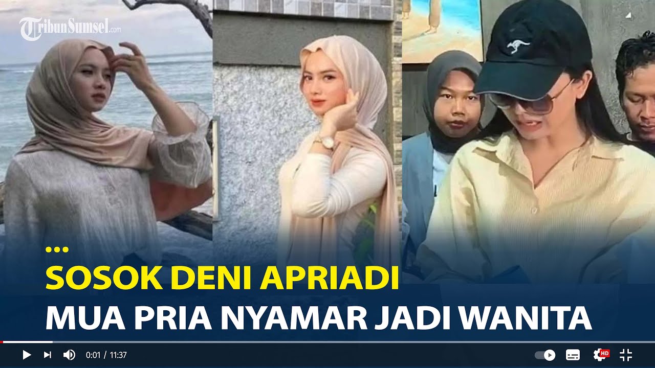 Sosok Deni Apriadi MUA Pria Nyamar Jadi Wanita, Tinggal Bersama Nenek Sejak Kecil