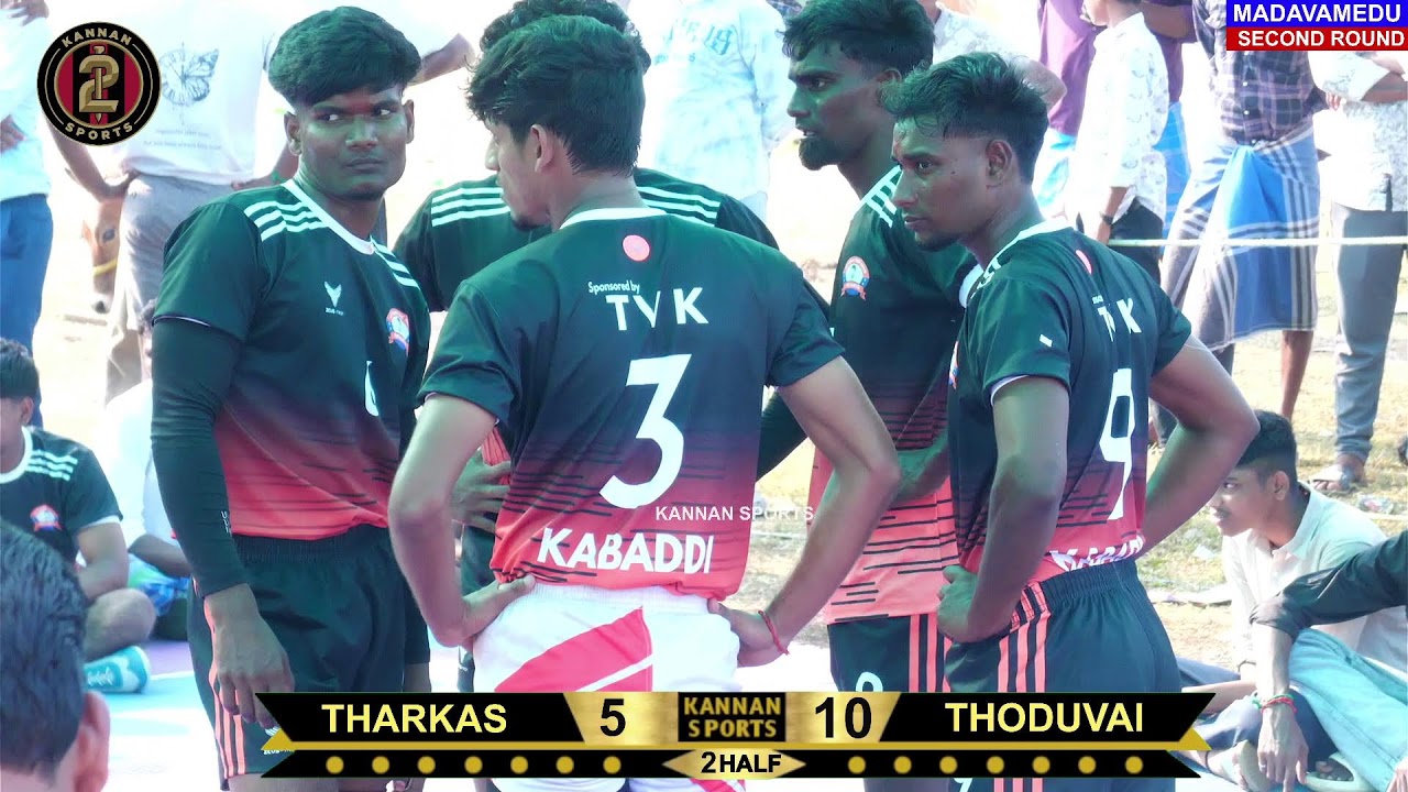 SECOND ROUND -THODUVAI VS THARKAS @MADAVAMEDU,SHRKAZHI KABADDI MATCH