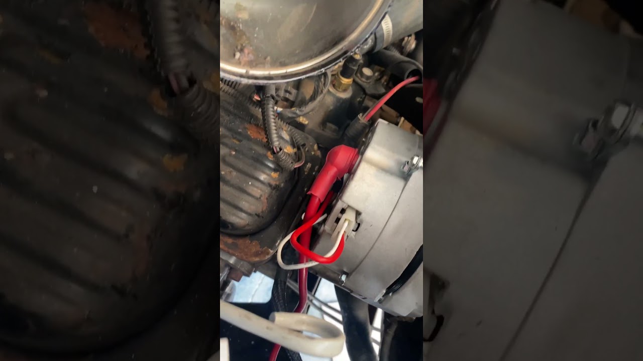 k5 blazer new￼ alternator pigtails & wiring to 6ga ￼powered by Summit￼racing 140amp alternator810344