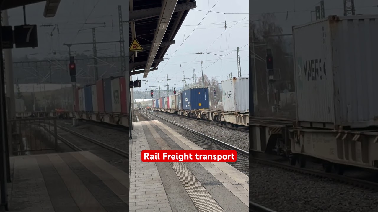 Rail Freight transport #shortsvideo