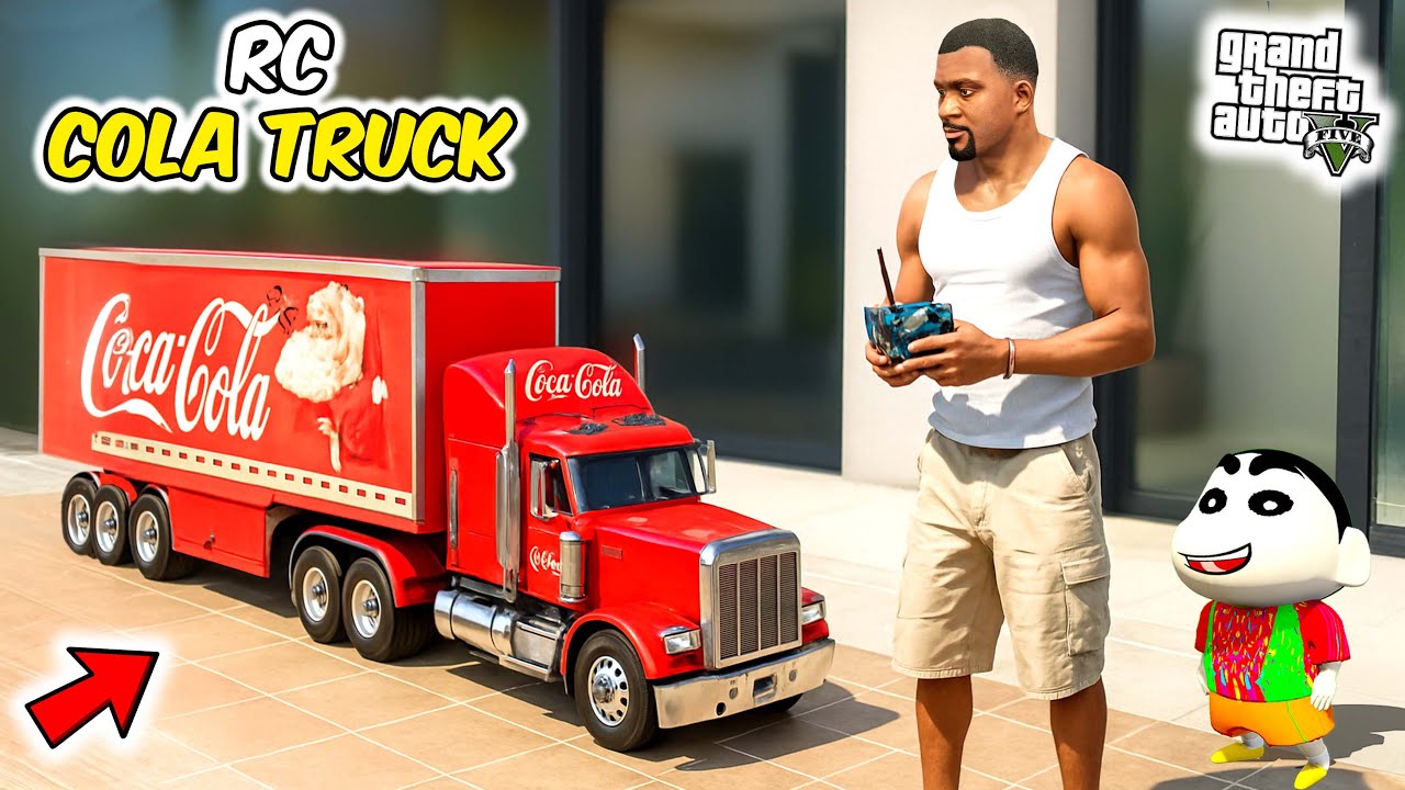 Franklin and Shinchan SECRET RC COLA TRUCK in GTA 5