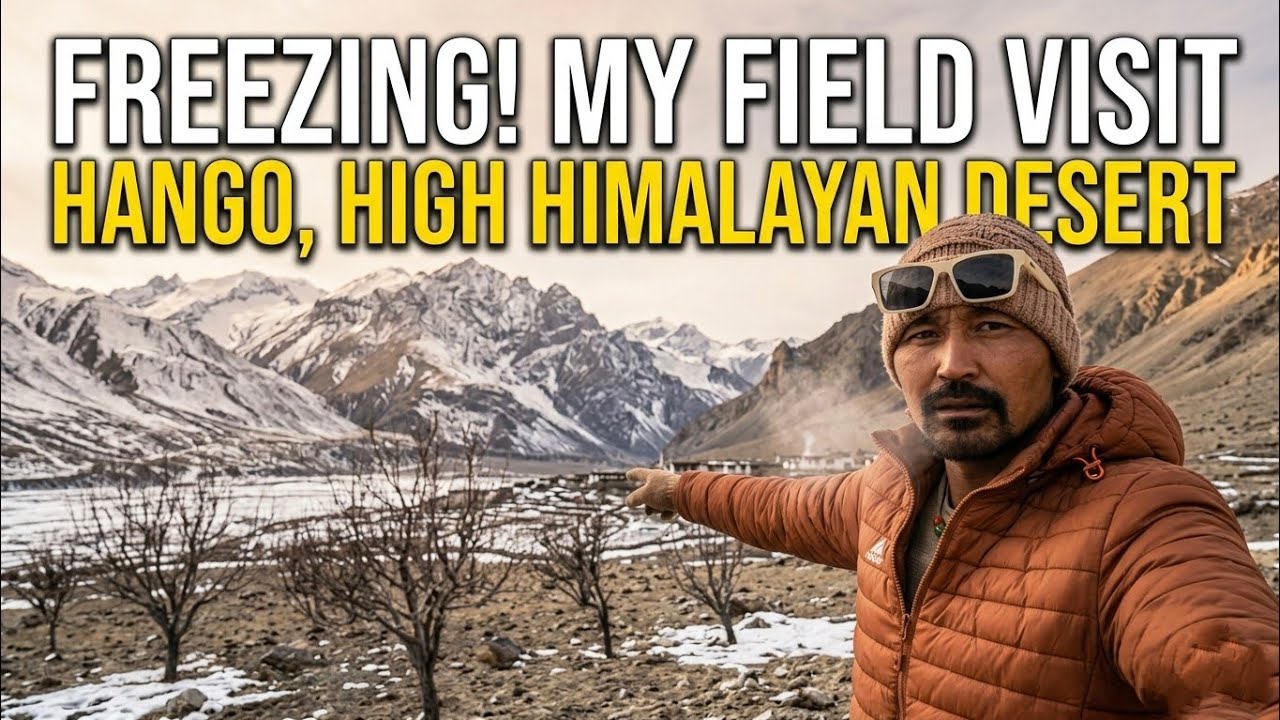 Freezing high mountain 