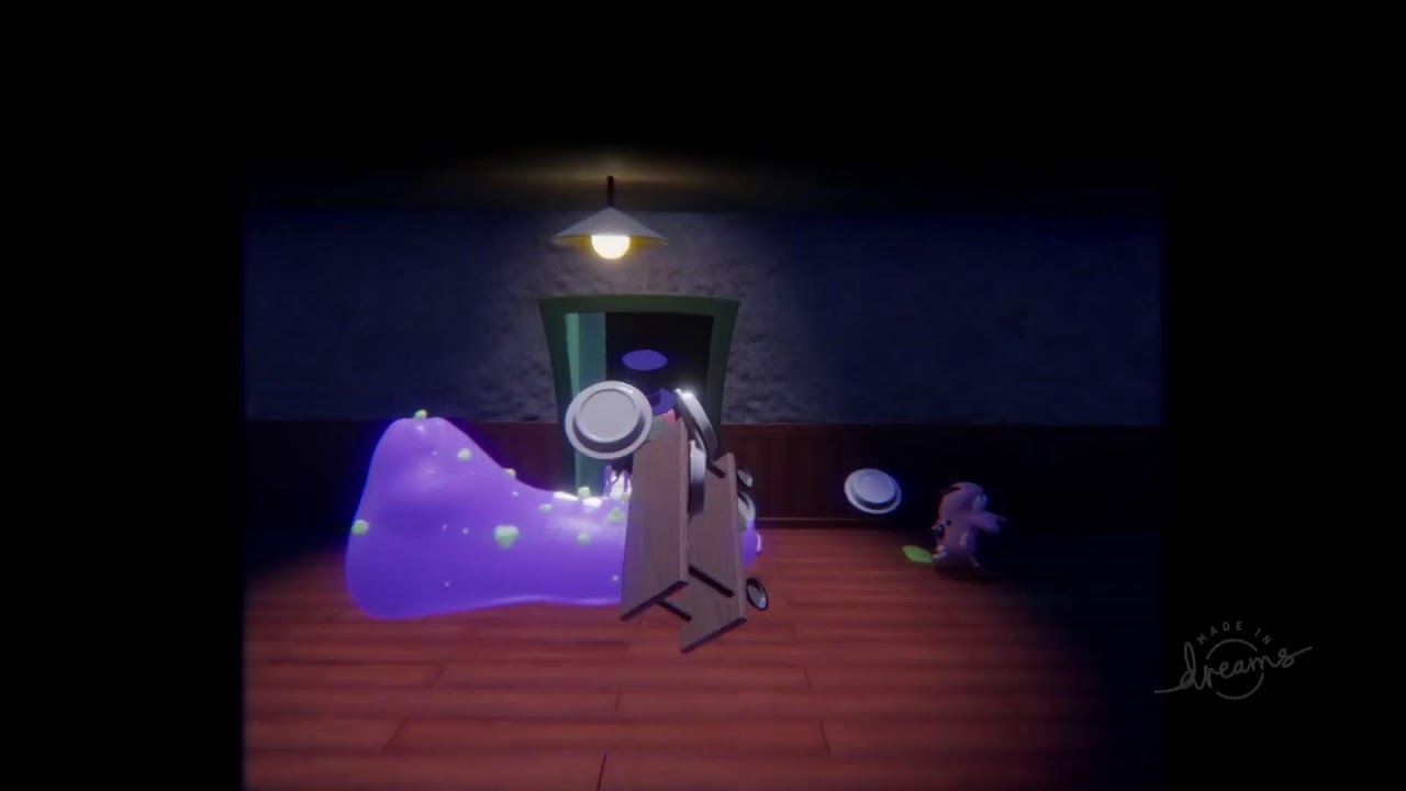 Probando el videojuego de El perro cobarde!