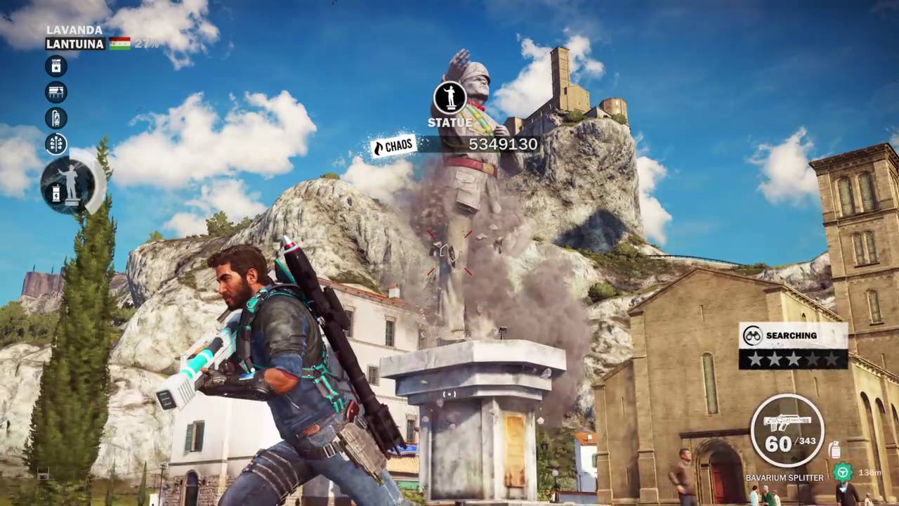 Just Cause 3 PS4 1.05 Framerate experimentation - Lantuina