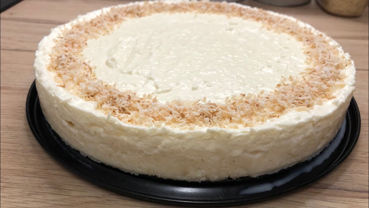 كيكة جوز الهند الباردة/Kokosnuss Kuchen 🥧