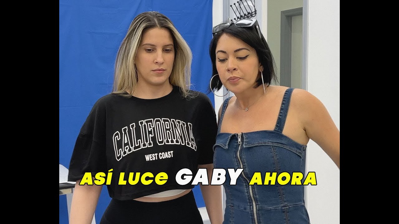 El resultado final del cuerpo de Gaby