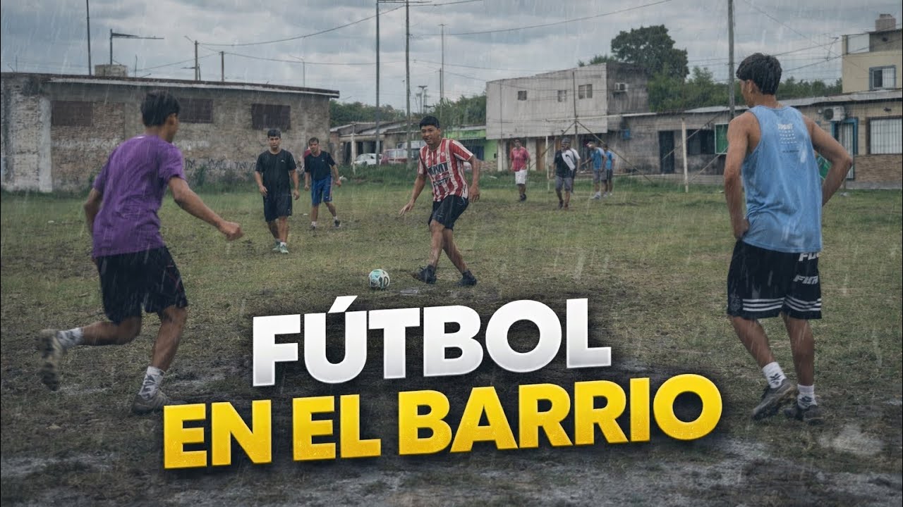 FUTBOL CON AMIGOS EN EL BARRIO ⚽️