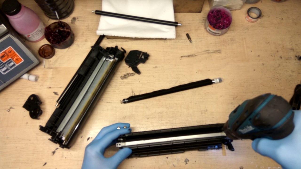 Почему появляются волны на распечатке ??? Лечим! // Картридж печатает волны