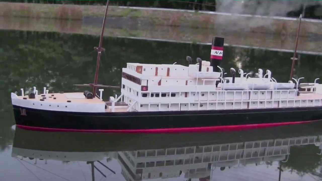 RC-Schiff Dampfschiff steamship (selbst gebaut homemade) Wilesco D48 Modellbau