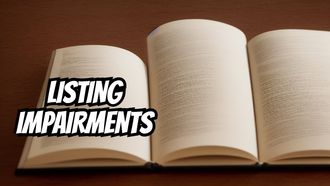 What is the listing of impairments?