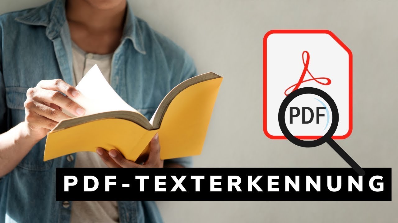 PDF Texterkennung - Einfach, schnell, kostenlos 😍 Jedes PDF-Dokument lesbar machen