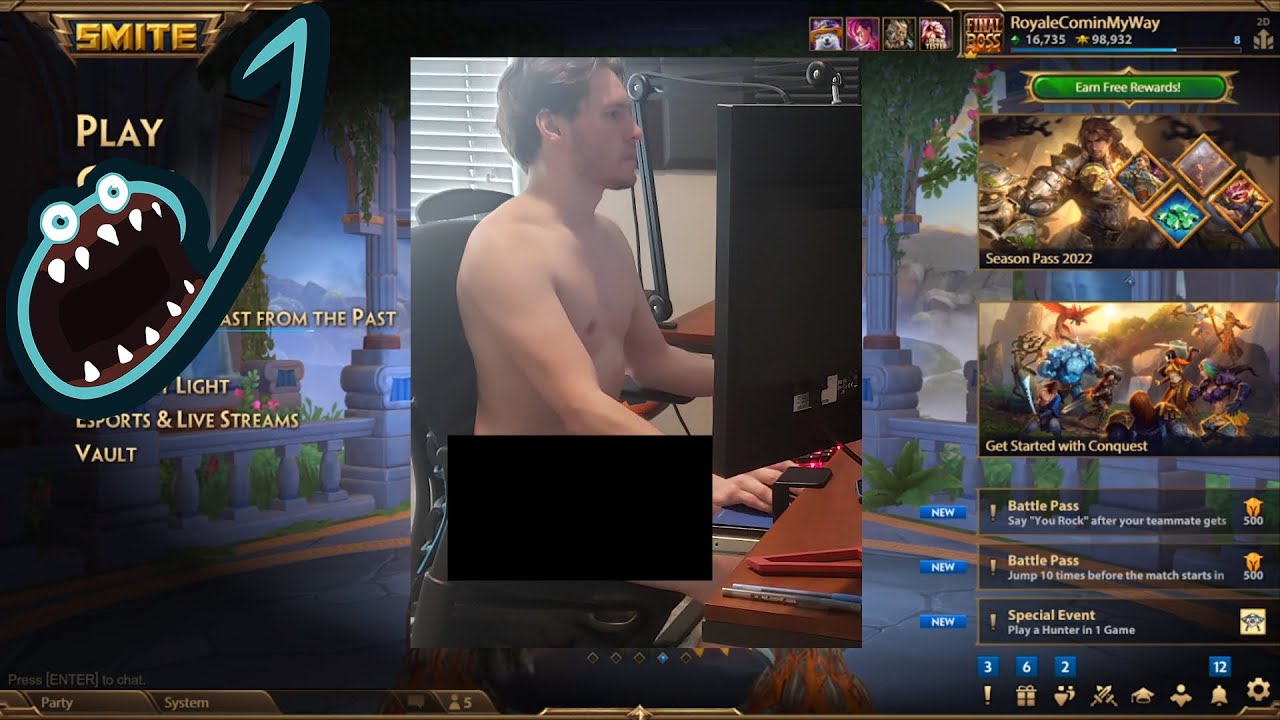 Jerma Streams - 100k Smite Tournament